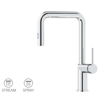 Vòi rửa bát nóng lạnh dây rút Paul Schmitt PA302K - Image 3