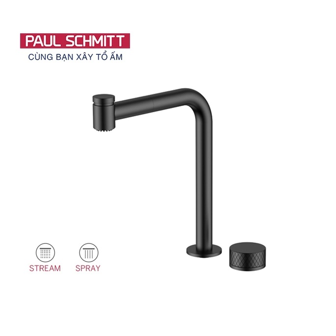Vòi rửa bát nóng lạnh dây rút Paul Schmitt PA312K - Image 4