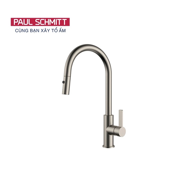 Vòi rửa bát nóng lạnh dây rút Paul Schmitt PA324KCBQ - Image 5