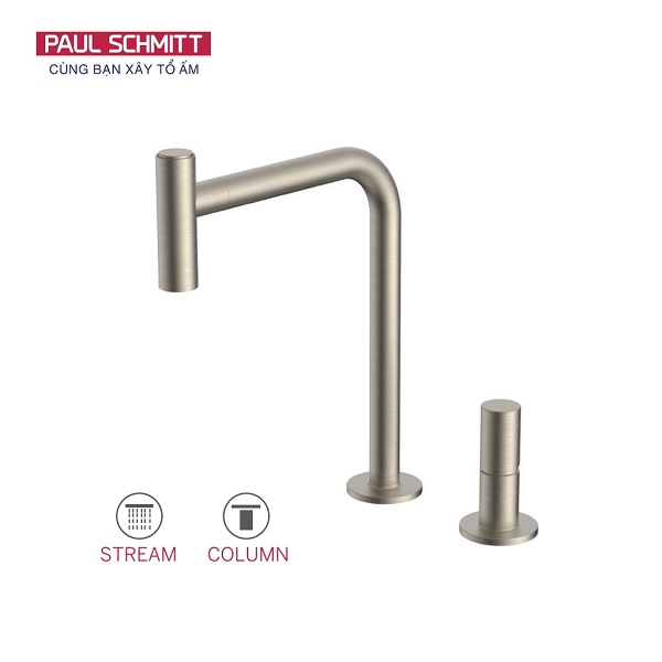 Vòi rửa bát nóng lạnh dây rút Paul Schmitt PA327KBN - Image 5