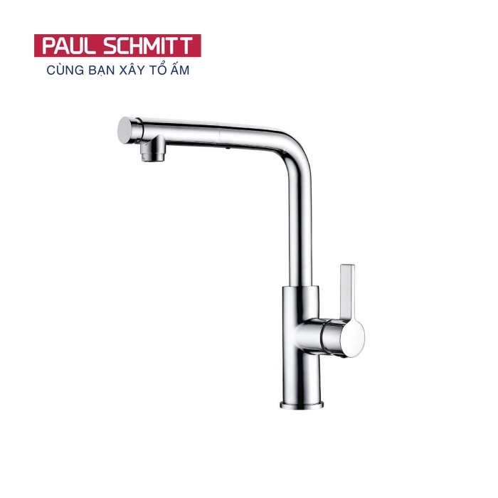 Vòi rửa bát nóng lạnh dây rút Paul Schmitt PA338KS - Image 3