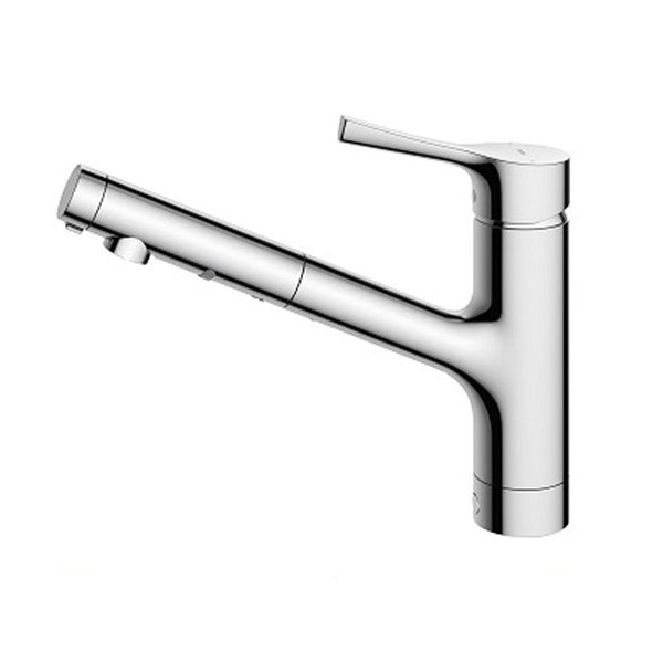 Vòi rửa bát nóng lạnh dây rút Toto TKS05305JA - Image 5