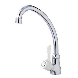 Vòi rửa bát nóng lạnh gắn tường Caesar K527C - Image 4