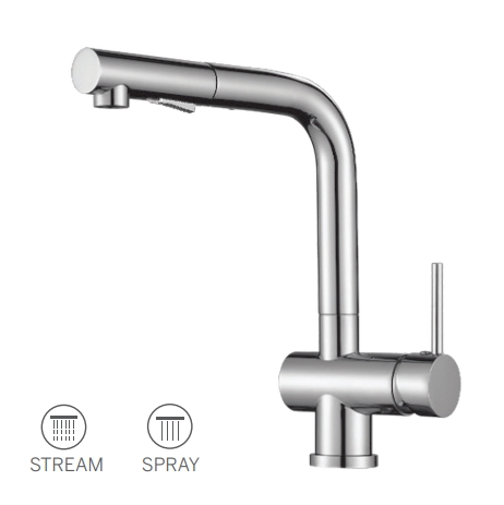 Vòi rửa bát nóng lạnh kết hợp RO màu đen Paul Schmitt PA328KCBQ - Image 4