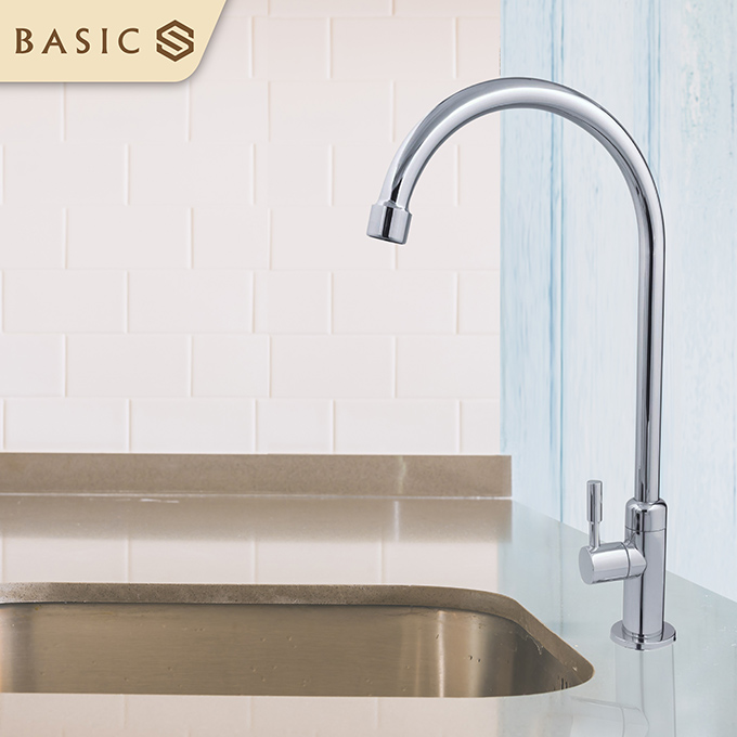 Vòi rửa bát nóng lạnh màu đen Basic BK-68309B - Image 4