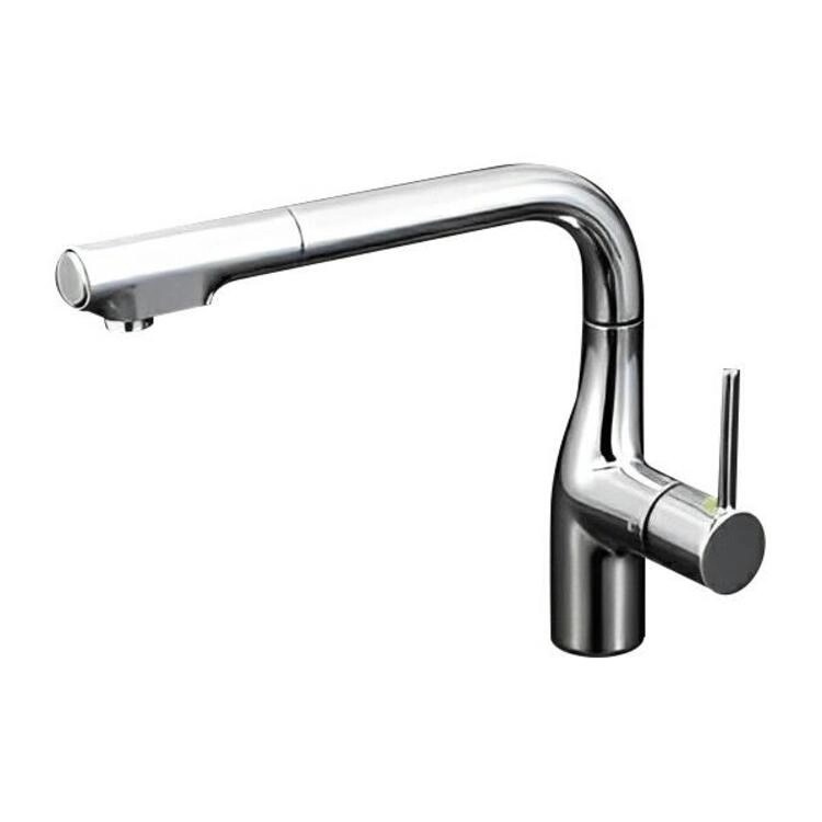 Vòi rửa bát nóng lạnh nội địa Nhật Bản KVK KM6061EC (Dây rút) - Image 5