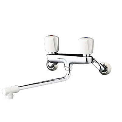 Vòi rửa bát nóng lạnh nội địa TOTO TKS05308J (Dây rút) - Image 5
