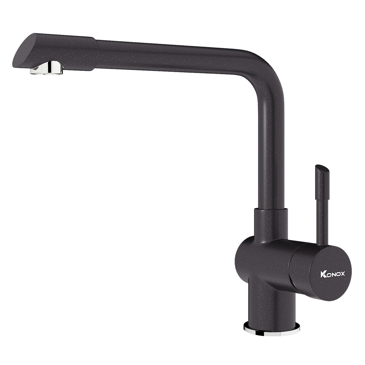 Vòi rửa bát thân mềm 3 đường nước Konox Combi Chrome - Image 4