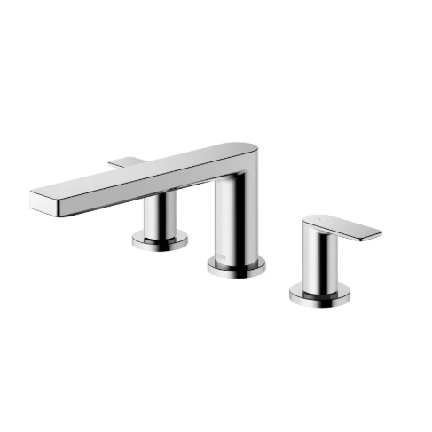 Vòi sen bồn tắm âm tường nóng lạnh mạ màu đen Miken MKS-17018B - Image 6