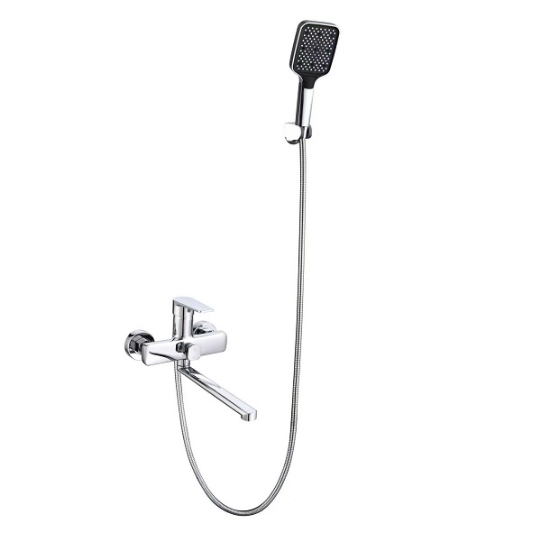 Vòi sen bồn tắm nóng lạnh mạ màu đen Miken MKS-17021B - Image 4