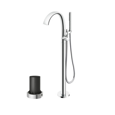 Vòi sen tắm bồn màu Chrome Toto TBG02306BA - Image 4