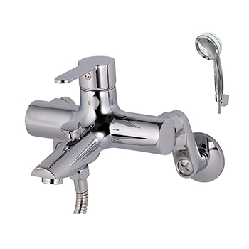 Vòi sen tắm nóng lạnh màu vàng Mirolin MK630G - Image 3