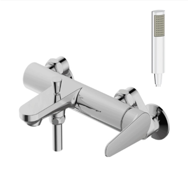 Vòi ven tắm nóng lạnh màu đen Mirolin MK950B-HS004 - Image 3