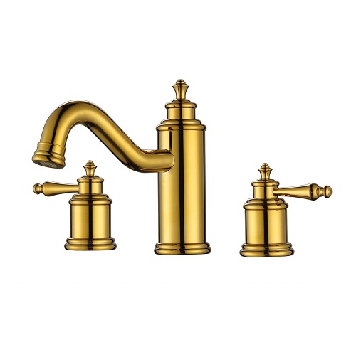 Vòi xả bồn, vòi lavabo mạ vàng MK-01916 (Đặt hàng từ 10-25 ngày)