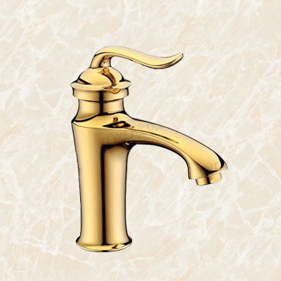 Vòi xả bồn, vòi lavabo mạ vàng MK-01916 (Đặt hàng từ 10-25 ngày) - Image 4