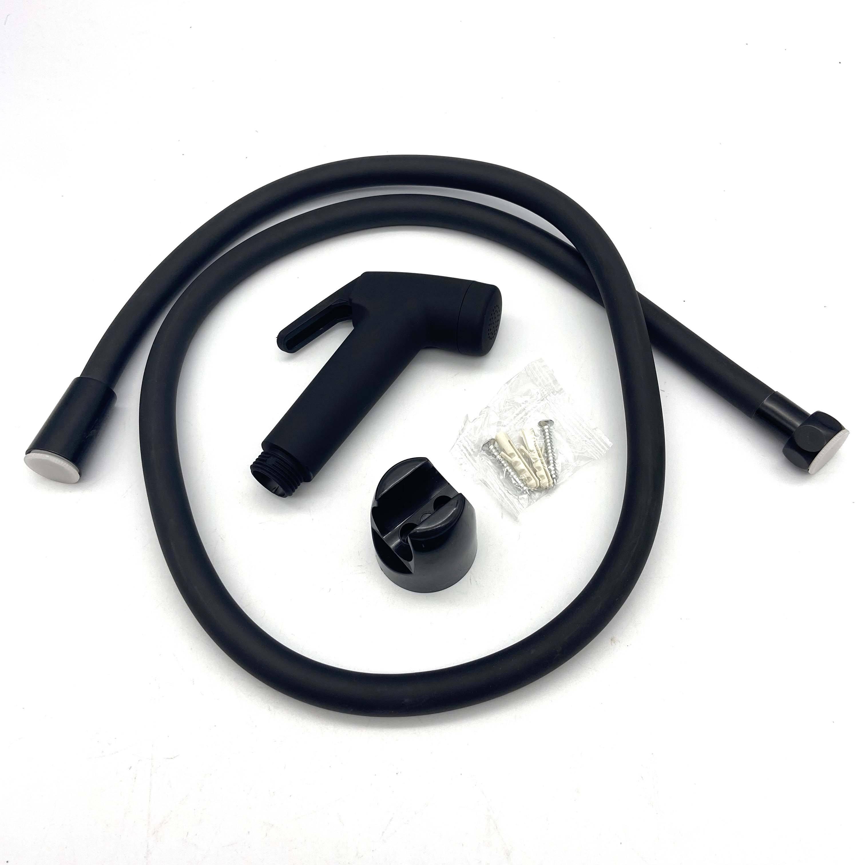 Vòi xịt vệ sinh nhựa màu đen Miken XB095BL