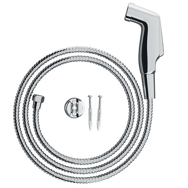 Vòi xịt vệ sinh nóng lạnh âm tường màu đen Miken F-7503B - Image 4