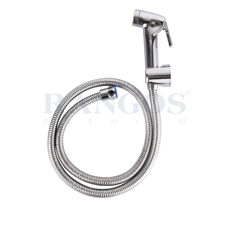 Vòi xịt vệ sinh nóng lạnh âm tường màu vàng hồng Miken F-7505RG - Image 3