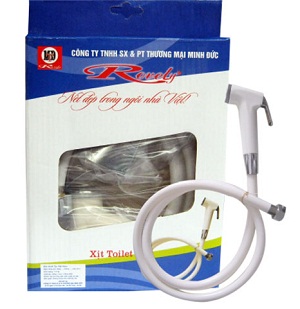 Vòi xịt vệ sinh nóng lạnh âm tường Miken F-7505W - Image 4