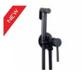 Vòi xịt vệ sinh nóng lạnh màu đen Huge H-VXD01B