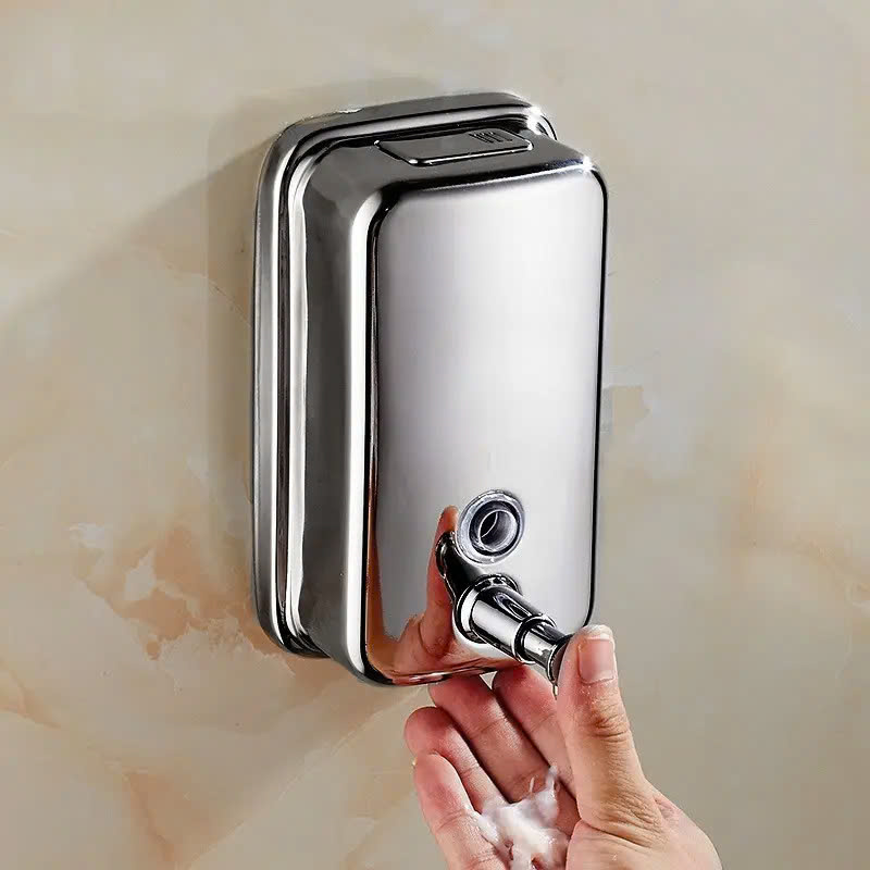 Xịt xà phòng inox treo tường Miken MK-813 (500ml)