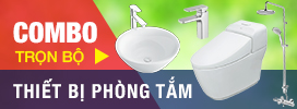 Combo Thiêt bị vệ sinh phòng tắm